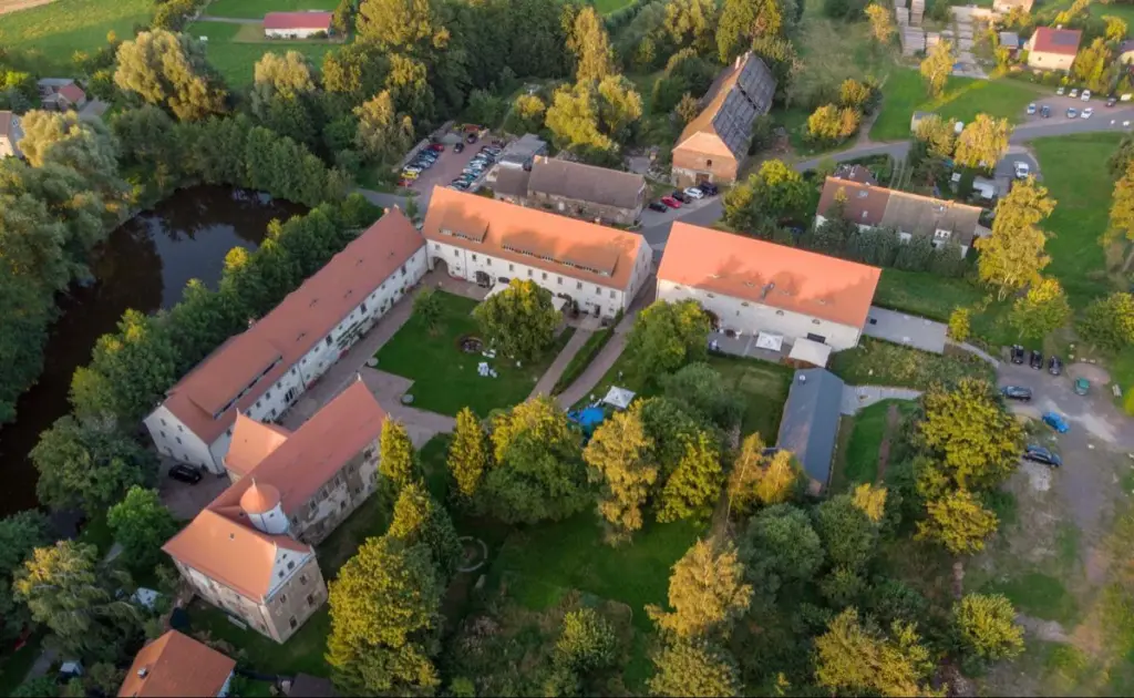 Rittergut Limbach Luftaufnahme